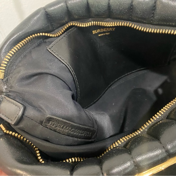 Burberry Lola Quilted Leather Shoulder Bag- Black - Picture 7 of 12